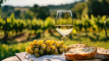 Wine Tasting in the Vineyard