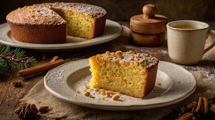 A delectable Christmas cornbread warm