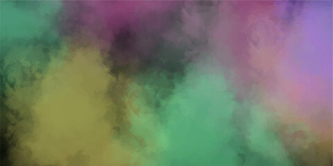 Abstract Colorful Smokey Cloud Shades Aquarelle Background. Hand Painted Watercolor splashes on Parchment Paper Background for Website,Wallpaper, Fabric Printing, Brochures & Luxury/Premium Packaging 