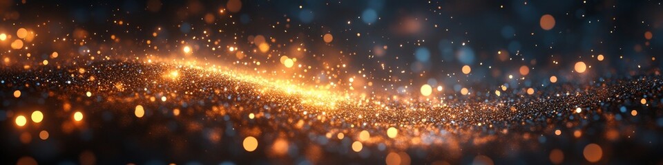 Fototapeta premium Elegant Golden Banner for Happy New Year 2025: Festive Snake Year Celebration Design with Minimalist Style. Abstract AI-Generated Artwork for Holiday Marketing, Cultural Events, and Seasonal Promotion