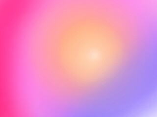 Gradient, sun and colorful background with wallpaper with abstract illustrations