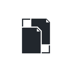 Copy Paste icon symbol template for graphic and web design collection logo vector illustration