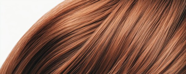 Fototapeta premium Hair treatment with a velvety, rich texture, luxury care, deep nourishment