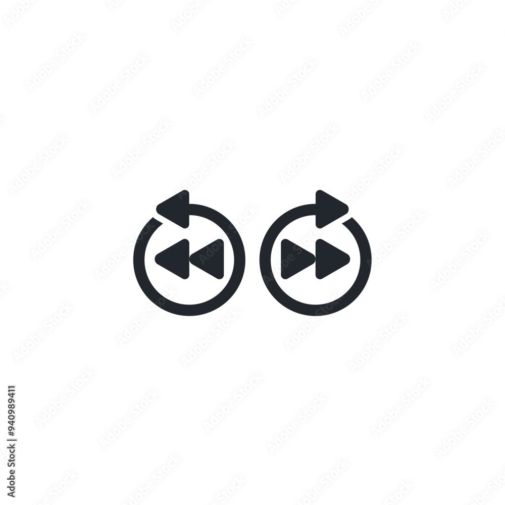 Poster forward icon. next symbol template for graphic and web design collection logo vector illustration