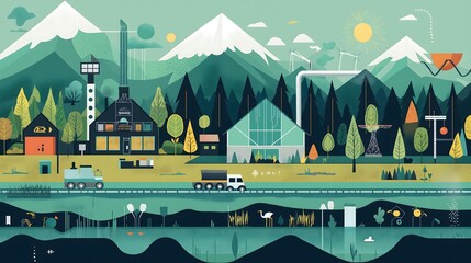 Sustainable Green Industry and Ecosystem Harmony