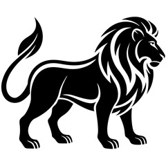  silhouette of lion 
