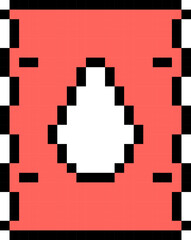 Oil barrel icon. Pixel style.