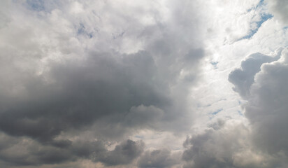 overcast sky with clouds. cloudy weather forecast. air pressure change