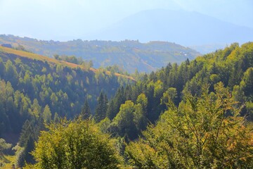 Piatra Craiului mountains in Romania
