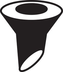 Funnel Tool Icon Illustration