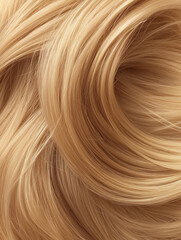 Fototapeta premium Attraktive Frau mit langen, blonden Haaren. Natürliches Aussehen, sanftes Lächeln. Seitenansicht oder Frontalaufnahme. Helle, freundliche Ausstrahlung. Geeignet für Beauty, Mode und Lifestyle