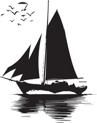 sailing boat on the sea