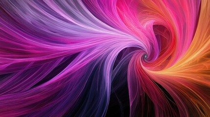 Fototapeta premium Abstract swirls of colors in dynamic motion