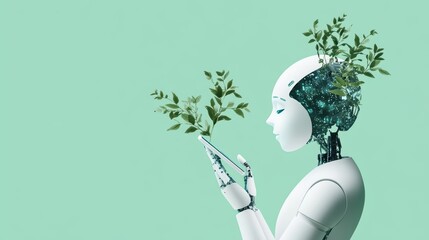 A chatbot interacting with a customer through a messaging app, demonstrating the potential of AI for personalized customer service.