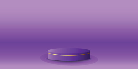 Podium display with background the same color as the podium. Modern studio, wall scene fashion, stage podium scene with for Award Ceremony. 3D rendering.