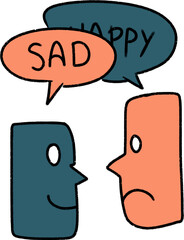 face and emotion bubble