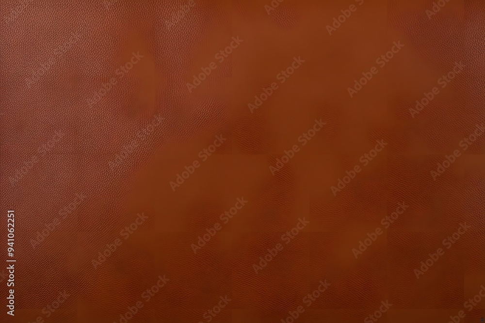 Wall mural a smooth polished leather texture in rich cognac with a fine grain, ai generated