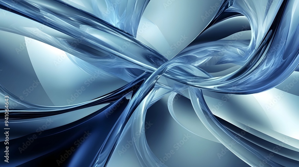 Wall mural Abstract background design in steel blue 