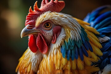 portrait of a rooster