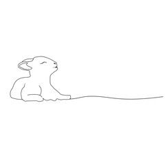 lamb line art.eps