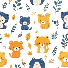 animal seamless pattern