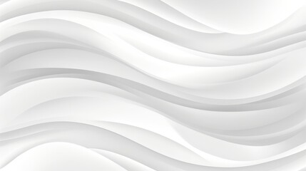 Obraz premium Abstract Gray Waves Background. Soft Wavy Light Texture. Modern Wide Screen Wallpaper or Web Banner