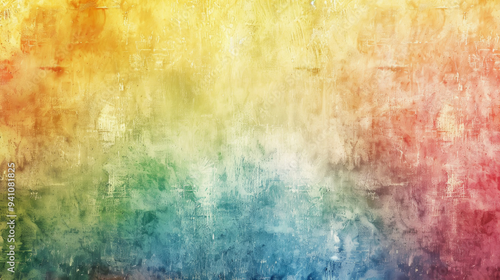 Poster a colorful blend of warm and cool hues creates an abstract texture filled with movement and visual i