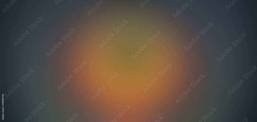 Aufkleber background with colorful circular gradient and grainy texture