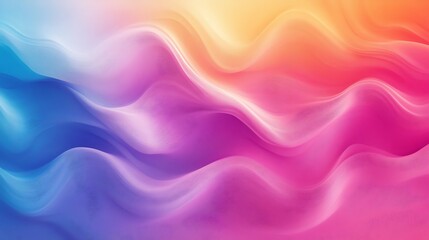 Obraz premium Abstract background with vibrant waves of blue, pink, and orange.
