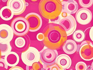 Pink groovy background