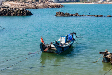 Obraz premium boats on the beach