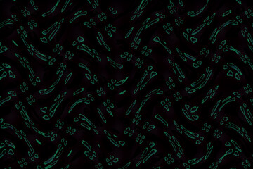 Green circuit board texture with a seamless, vintage design featuring intricate patterns and a grunge effect