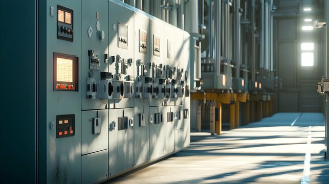 Low voltage switchgear at power plant 