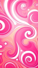 Fototapeta premium Pink groovy background