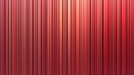 Vector illustration of red metal roof siding, depicting warehouse metal wall texture, sea cargo container wall, iron wave panels, industrial construction zinc materials