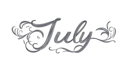 Obraz premium Written in cursive, simple line art design with the words 