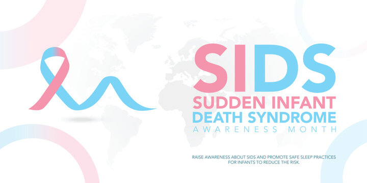Sudden Infant death syndrome SIDS awareness month is observed every year on October. Medical Healthcare Awareness concept. background, placard, banner template Vector illustration design.