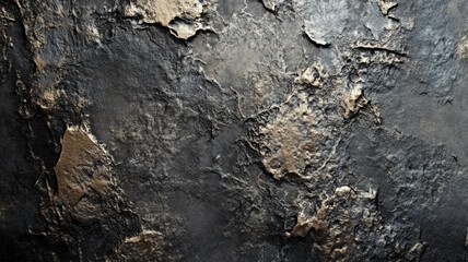 Obraz premium A wall with a lot of cracks and peeling paint