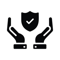 Amazing vector design of security service in modern style