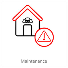 Maintenance And Estate Icon Concept