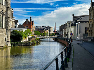 Ghent is a city and a municipality in the Flemish Region of Belgium. Highlights are St. Bavo's Cathedral with the Ghent Altarpiece, the belfry, the Gravensteen castle, and the splendid architecture.