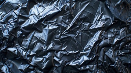 Detailed crumpled plastic texture with subtle texture variations and depth