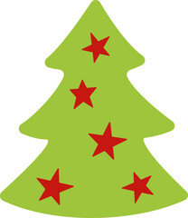 Fototapeta premium Pine icon. Tree symbol. Flat style.