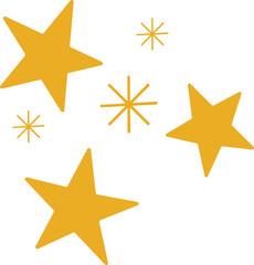 Star icon. Explosion icon. Flat style.