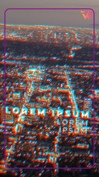 Modern Big Text Vertical Slideshow 288