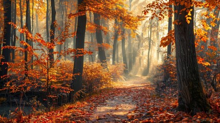 autumn in the forest