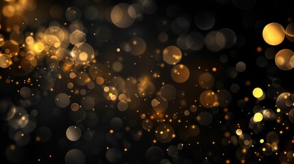 black bokeh backround 