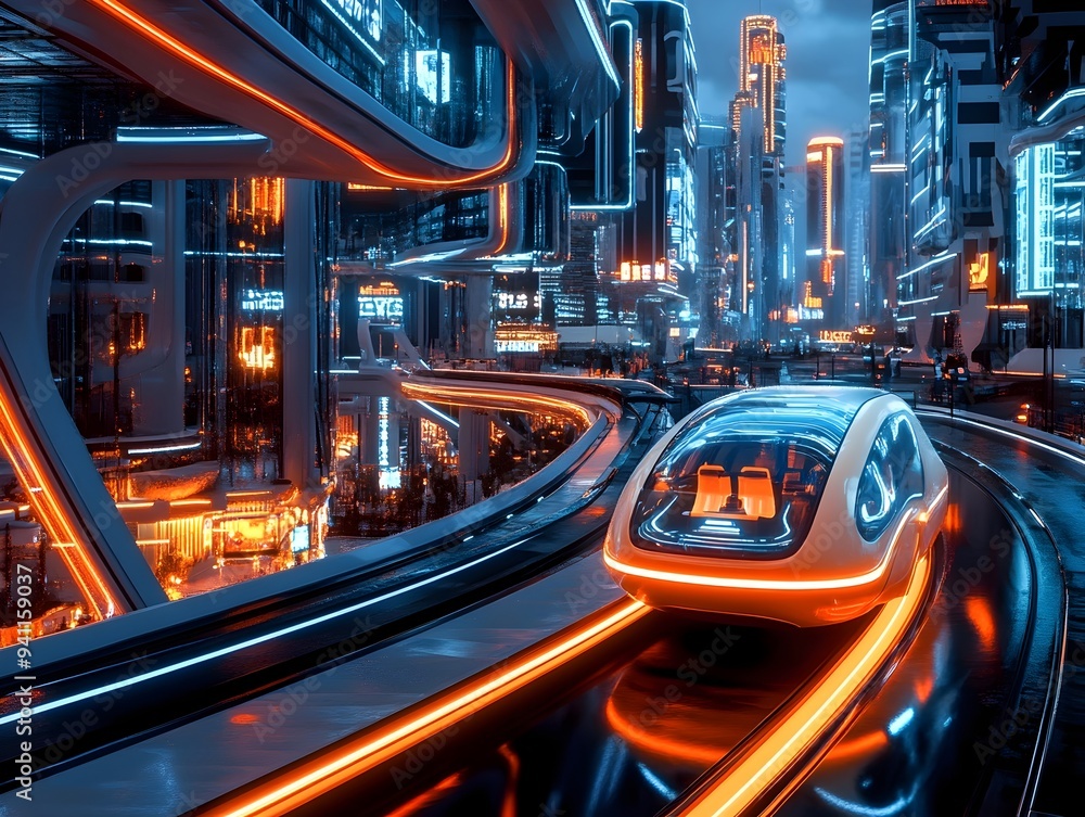 Poster disruptive transportation innovation autonomous vehicle technology transforming the passenger experi