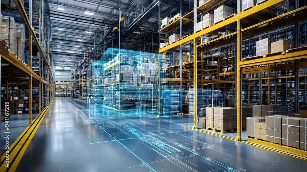 Poster optimizing delivery routes and logistics with the power of digital twin technology in a smart logist