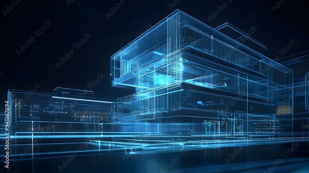 Poster digital twin technology optimizing energy usage and efficiency in buildings for sustainable real est